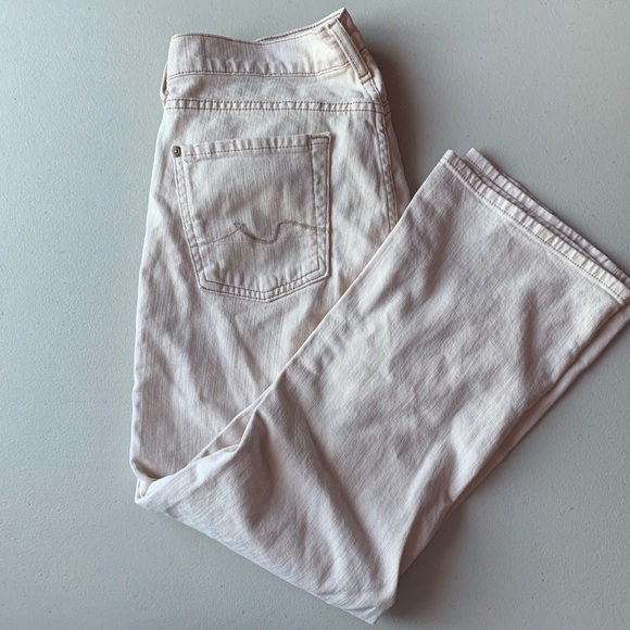 Seven For All Mankind Off White Jeans - Picture 2 of 3